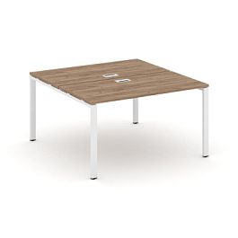 Стайл Проджект Рабочая станция 2-х сторон. SN-6P.DRS-012 Дуб Табак/Металл Белый 1180*1432*750 - Фото предпросмотра