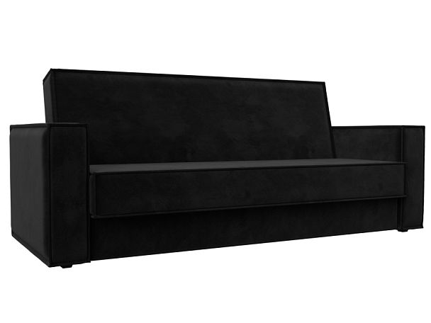 Диван-книжка Куба Велюр черный - Вид 1