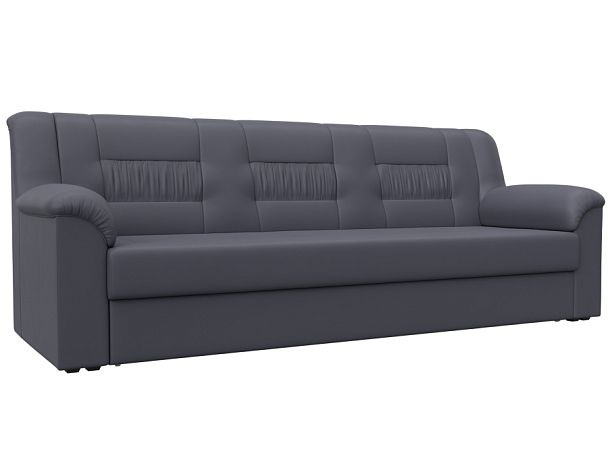 Диван прямой Карелия Экокожа серый - Вид 1