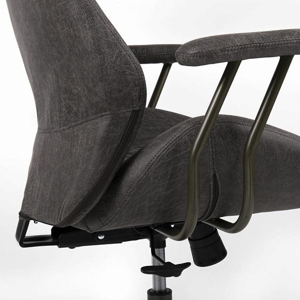 Кресло BRABIX PREMIUM "Dakota EX-572", синхромеханизм, искусственная замша, темно-серый, 532943 - Вид 12