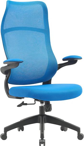 Кресло Cactus CS-MC505 темно-синий сиденье темно-синий сетка/ткань крестов. пластик - Вид 1