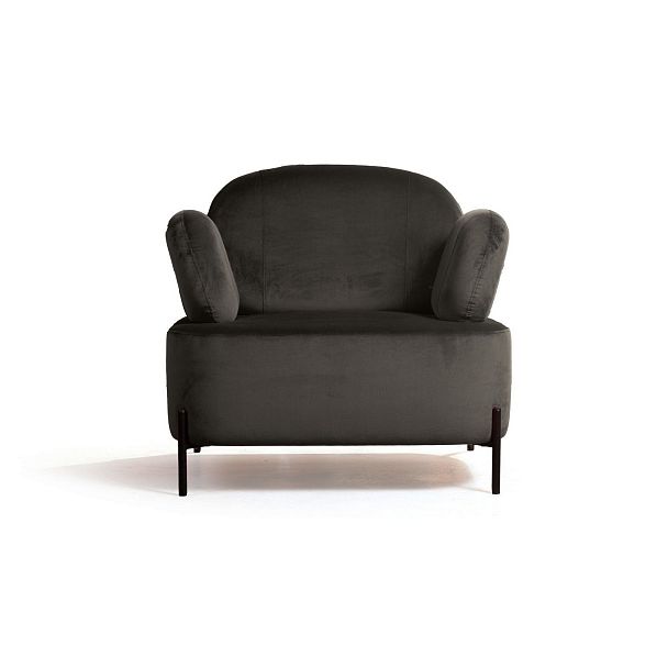 Кресло Dandy, бархат matte 80 серый - Вид 2