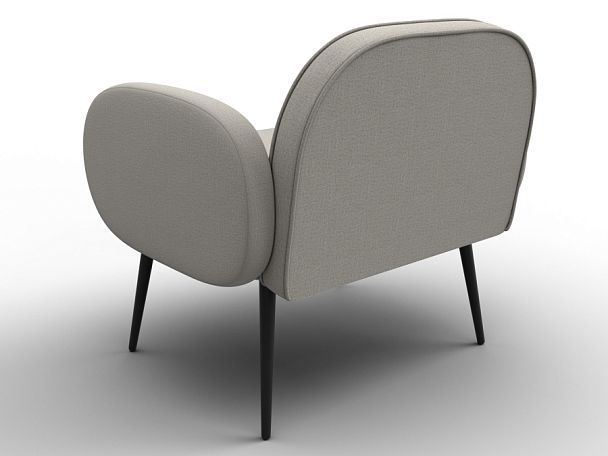 Кресло Лига-086 Рогожка бежевый - Вид 5