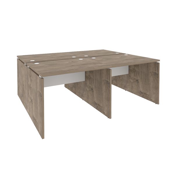 Onix Рабочая станция O.D.RS-4.1.8 Тиквуд темный/Белый бриллиант 1960*1635*750 - Вид 1