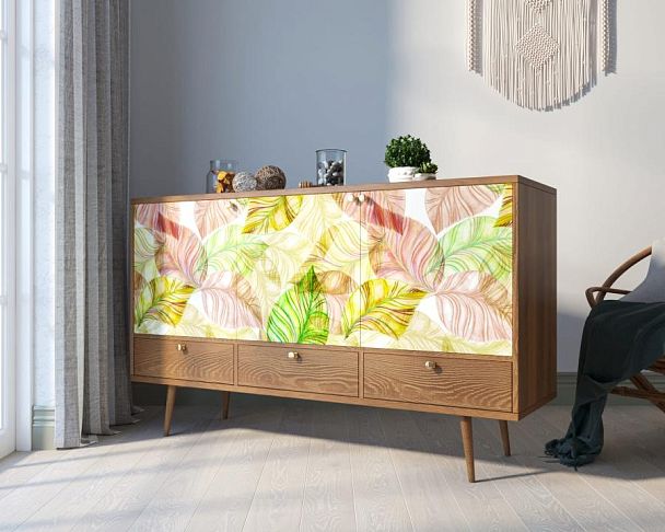 Комод Berber три дверки и три ящика 29 принт арт BB24/Print_29 - Вид 3