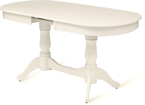 Стол деревянный раздвижной Кайнс 120(160)х80х76 Cлоновая кость - Вид 5
