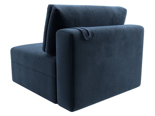Модуль диван Лига-060 НПБ Велюр синий - Вид 5