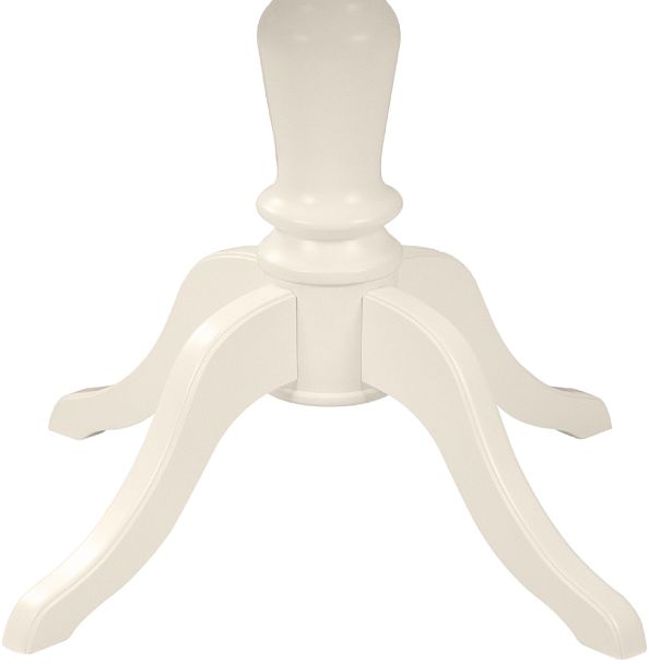 Стол деревянный раздвижной Элат D90(130)х90х76 Слоновая кость - Вид 7