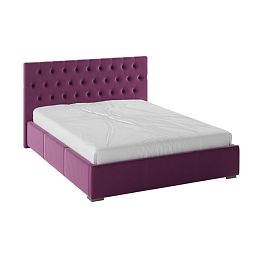 Октавия корпус интерьерной кровати 1,8 винный ромб - Фото предпросмотра