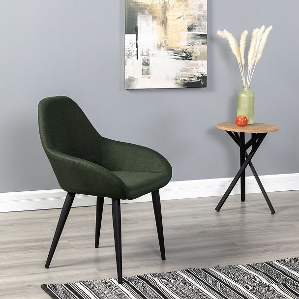 Кресло Kent тёмно-зелёный/черный - Вид 13