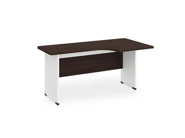 БЕРЛИН / BERLIN Угловое рабочее место правое 1400х950х740 Венге/Белый - Вид 2