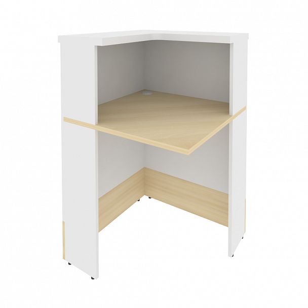 Стойка угловая "Style" Л.УМ-1 Л акация/белый - Вид 2