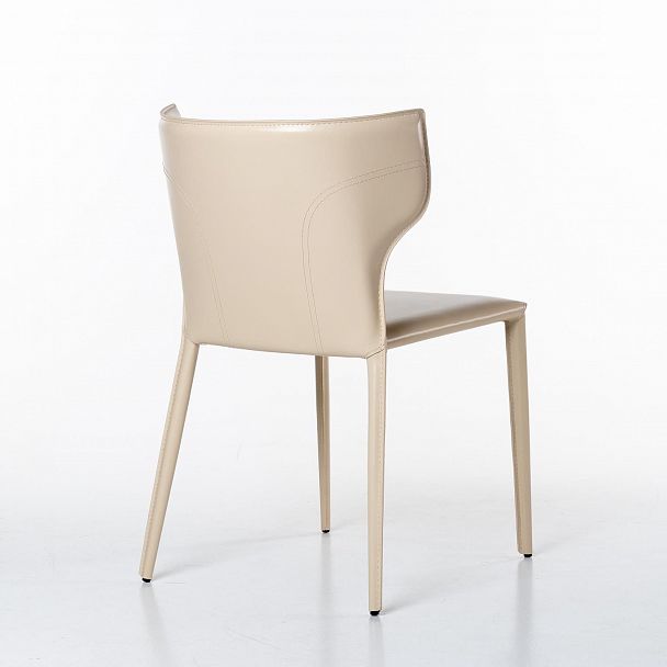 Стул Austin, кожа бежевый, стопируемый - Вид 4