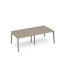 Стол для переговоров с кабель-каналом METAL Time metal ТМ М1 153-2 вяз либерти - Фото предпросмотра