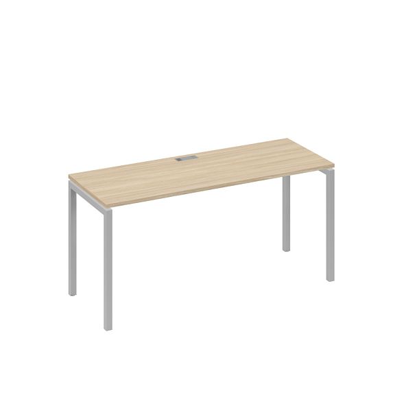 Стол письменный на металлокаркасе DUE A4 А4 Б2 005 БП дуб скандинавский / металлокаркас серый - Вид 1