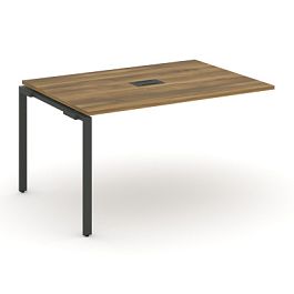 Concept Проходной наборный элемент переговорного стола CN.NPRG-012 Сандал Янтарный/Металл Антрацит 1180*980*750 - Фото предпросмотра