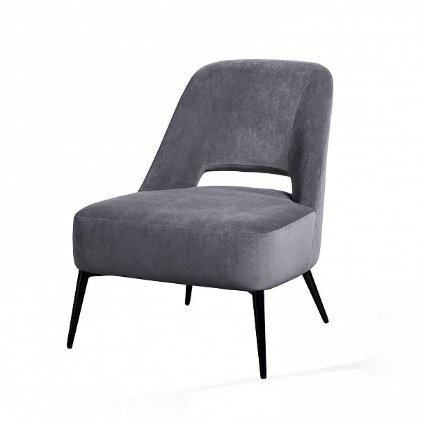 Кресло Dante, бархат серый 27 - Вид 2