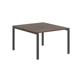 Стол 2-х местный EUWST 1113 Дуб Денвер тёмный/Мокко 1160х1346х750 EDIS - Фото предпросмотра