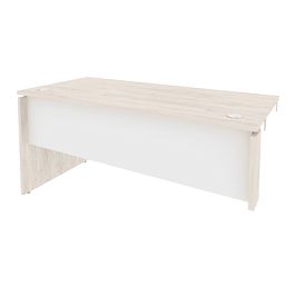 Onix Стол-приставка левый к опорным элементам O.SPR-4.7 (L) Денвер светлый/Белый бриллиант 1580*720*750 - Фото предпросмотра