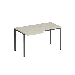 Стол эргономичный левый на металлокаркасе МП2 Формула МП2 К 195 дуб шамони светлый / антрацит - Фото предпросмотра