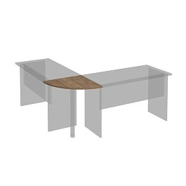 Угловой сегмент Комфорт К.203 дуб шамони темный - Фото предпросмотра