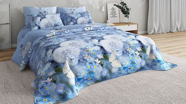 Постельное белье двуспальное Одуванчики - Вид 1