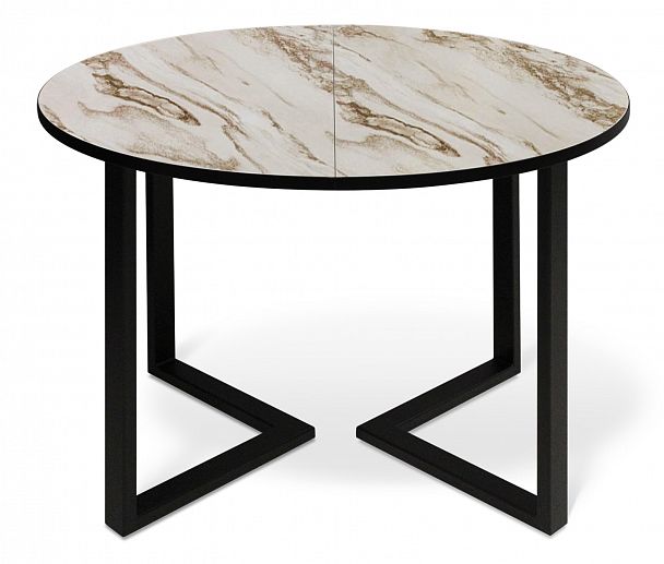 Стол раздвижной Sheffilton SHT-T41/100-140 браун cтоун/черный - Вид 3