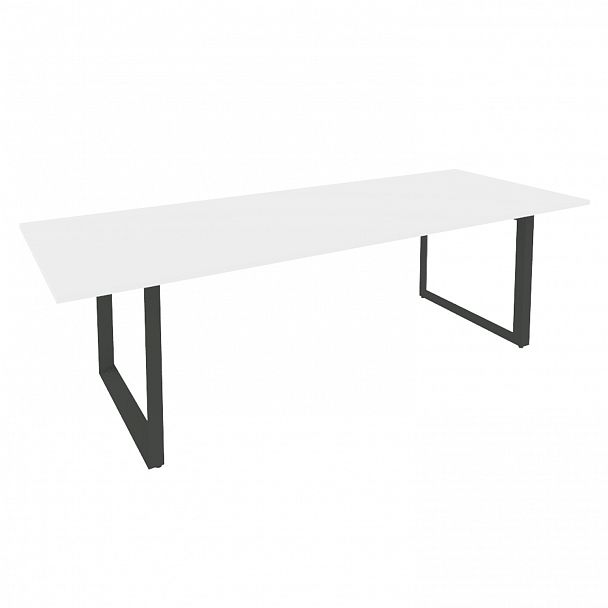 Стол переговорный "Onix direct" O.MO-PRG-25 белый/антрацит - Вид 1