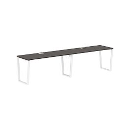 Стол 2-х местный EVWST 3167 Мокко/Белый 3126х670х750 EDIS - Фото предпросмотра