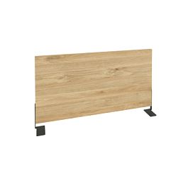 Onix Экран боковой (ЛДСП) O.EKR-72 Тиквуд светлый/Антрацит металл 720*370*18 - Фото предпросмотра