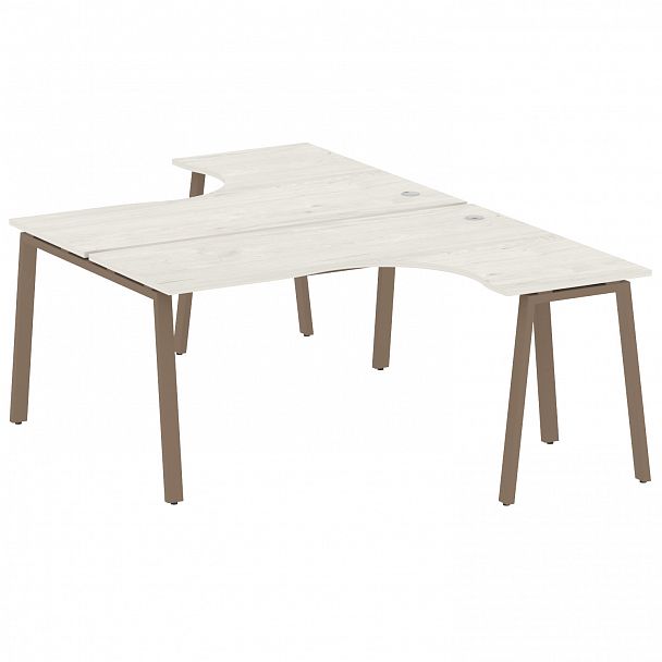 Рабочая станция "Metal System" БА.РАС-СА-2.4 дуб наварра/мокко - Вид 1