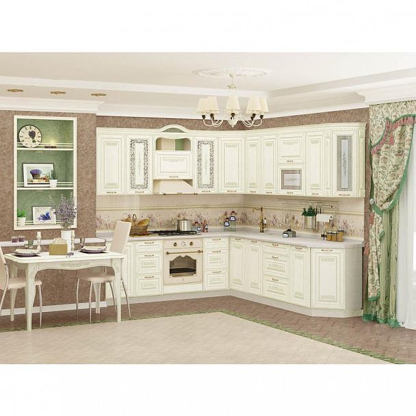 Шкаф торцевой "Оливия Крем" 71.18 - Вид 3