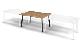 MATRIX 121S502 Стол переговорный центральный 1500х1100х775 Дуб Крафт Золотой/Темно-серый - Фото предпросмотра