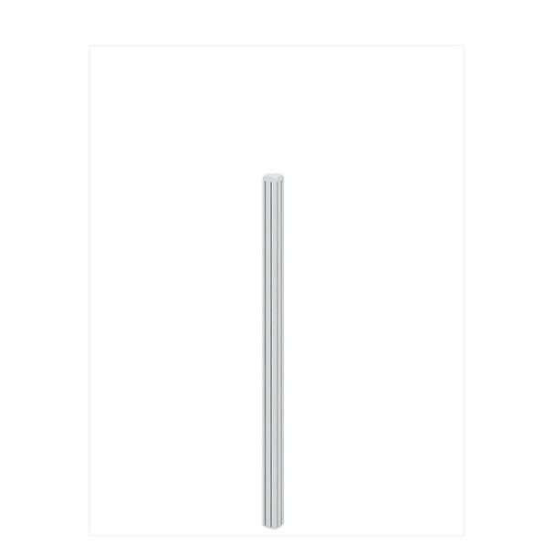 Стойка вертикальная "Мобильные офисные перегородки «Логика»"  ПК-ЛГ-СКВ138х6-В1-07 серый - Вид 1