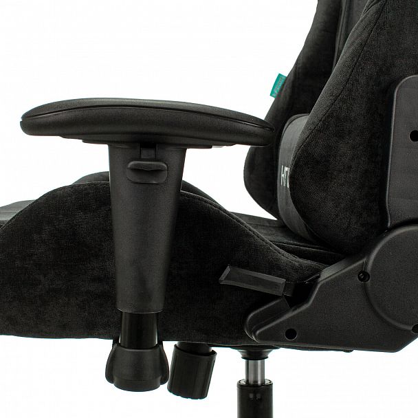 Кресло компьютерное Zombie VIKING KNIGHT, 2 подушки, ткань, черное, 1379928 - Вид 20