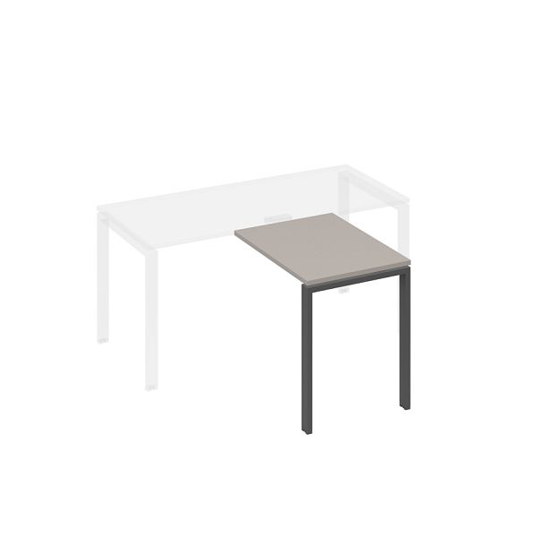 Брифинг-приставка с каркасом UNO A4 А4 Б1 071 БП мокко премиум / металлокаркас антрацит - Вид 1