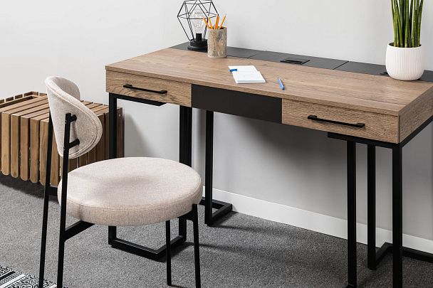 Стол рабочий Loft Дуб табак/Графит - Вид 15