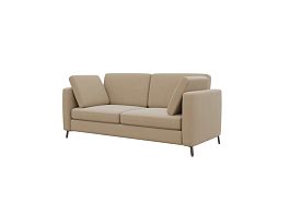 Brasco Диван двухместный BRS-2 Alia 3/Металл Черный 1800*800*840 - Фото предпросмотра