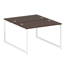 Metal System Quattro Р. ст. на О-образном м/к 40БО.РАС-СП-2.2 Венге/Белый металл 1200*1475*750 - Фото предпросмотра