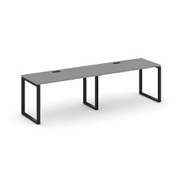 Стайл Проджект Рабочая станция односторонняя SN-6O.ORS-001 Серый Пепел/Металл Черный 1960*600*750 - Фото предпросмотра
