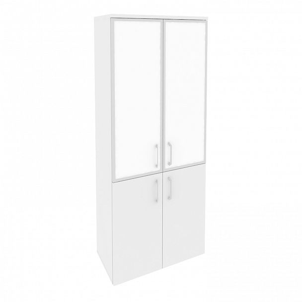 Шкаф "Onix" O.ST-1.2R white/black белый - Вид 2