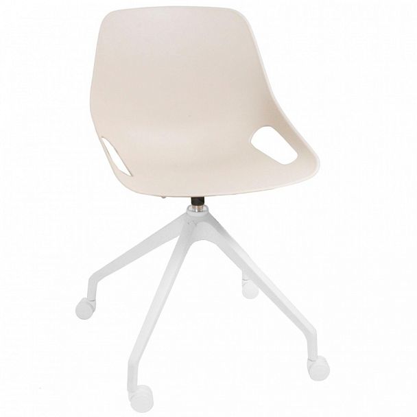 Стул "Q5 SW КРЕСЛО на базе SWISS с колесами, белый - Вид 1
