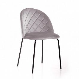 Cтул Nord, бархат светло-серый 26 - Фото предпросмотра