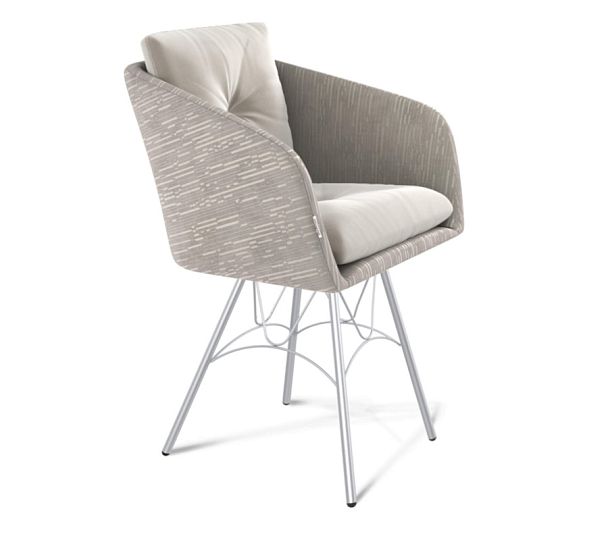 Стул Sheffilton SHT-ST43-2/S100 морозное утро/хром лак - Вид 1