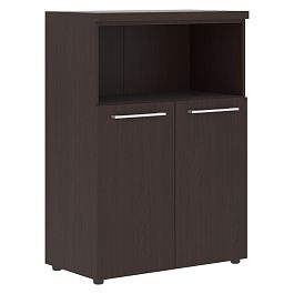 Шкаф с глухими малыми дверьми и топом AMC 85.3 Венге Магия 850х456х1201 ALTO - Фото предпросмотра