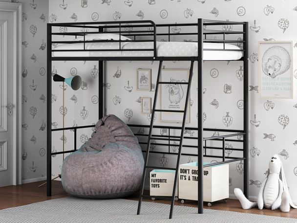 Двухъярусная кровать "Севилья-5.01" черный - Вид 1