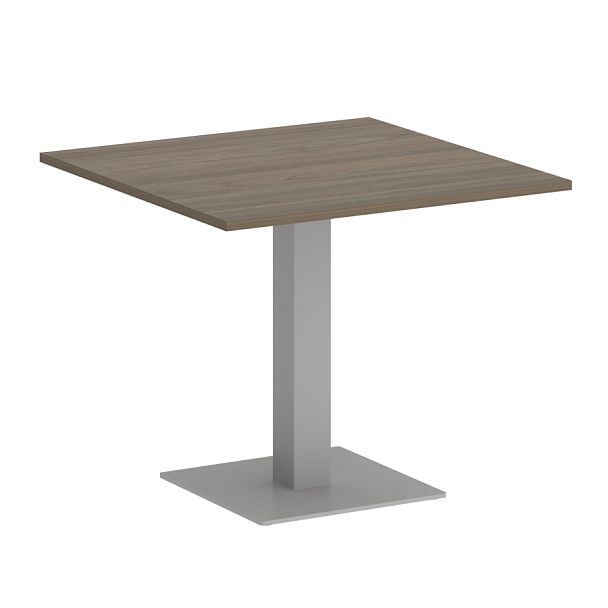 Home Office Стол квадратный VR.SP-5-90.2 Вяз/Серый металл 900*900*750 - Вид 1