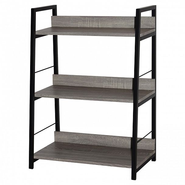 Стеллаж на металлокаркасе BRABIX "LOFT SH-002", 600х350х845 мм, цвет дуб антик, 641232 - Вид 5