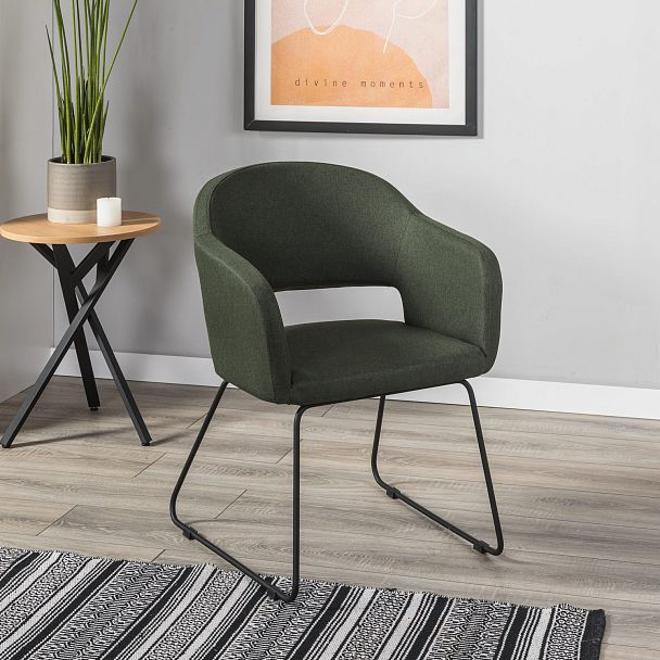 Кресло Oscar тёмно-зеленый/Линк - Вид 6