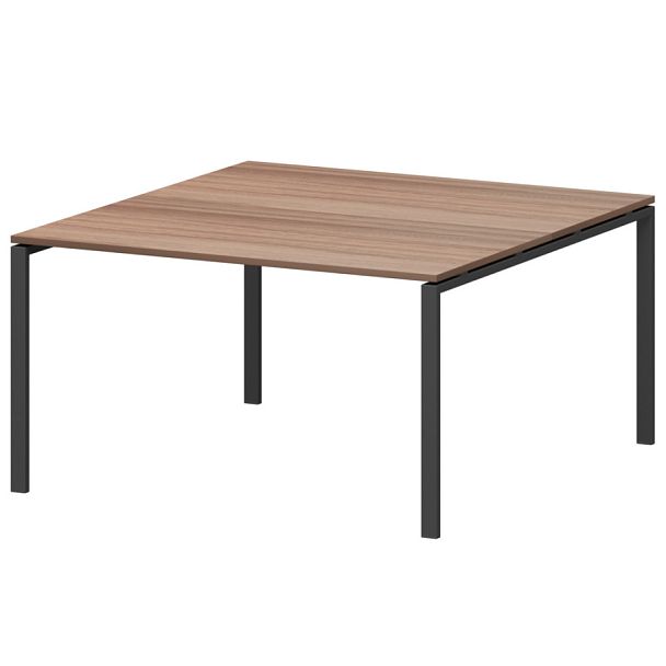 Стол переговорный на металлокаркасе АМП-005.123 Темный шимо/Антрацит 1800x1236x760 Арго-М - Вид 1